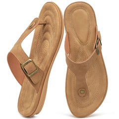 Ecetana Women's Flip Flops Comfort Dressy Slides Sandals Flat Sandals for Women