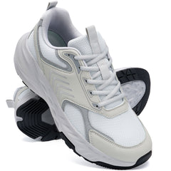 MeMoride Men's Breathable Walking Shoes Non Slip Athletic Fashion Sneakers Mesh Workout Casual Sports Shoes