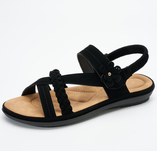 Ablanczoom Womens Sandals Summer Comfortable Non-Slip Flat Beach Shoes