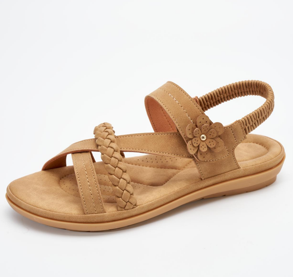 Ablanczoom Womens Sandals Summer Comfortable Non-Slip Flat Beach Shoes