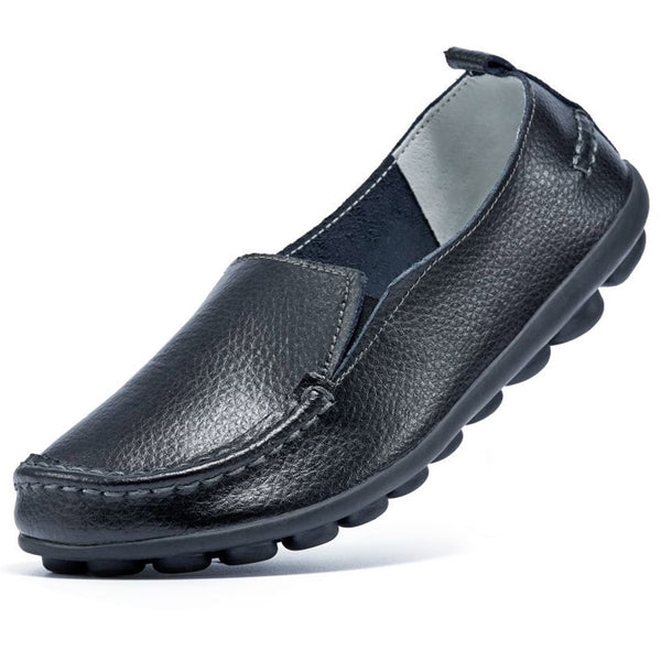 Ablanczoom Loafers Womens Flats Comfort Walking Shoes Woman Casual Sneakers No-Slip Leather Dress Shoe