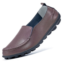 Ablanczoom Loafers Womens Flats Comfort Walking Shoes Woman Casual Sneakers No-Slip Leather Dress Shoe