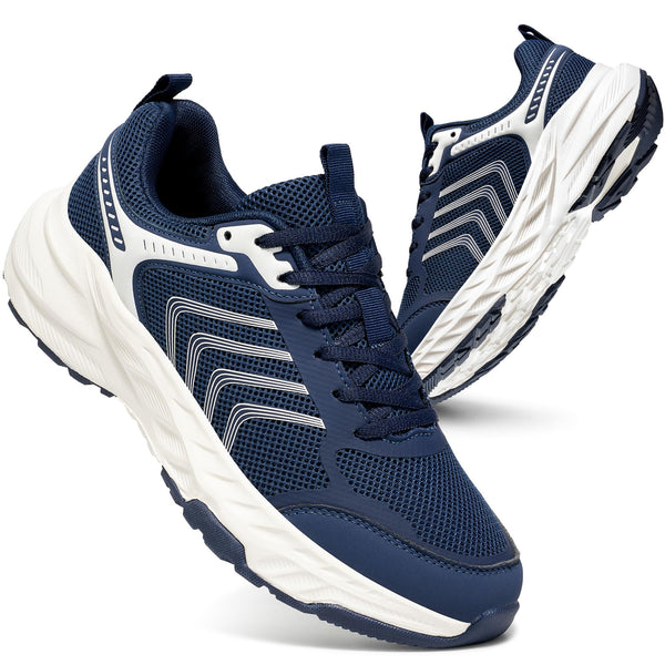 Ablanczoom Men Sneakers Shoes: Breathable Mens Running Shoes Non-Slip Comfortable Sport Man Walking Tennis Shoes