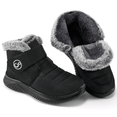 Ecetana Women Snow Boots Warm Faux Fur Lined Ankle Booties Comfortable Waterproof Non Slip Outdoor Walking Boots