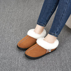 Slippers for Women House Shoes Winter: Comfy Memory Foam No-slip Womens Slippers with Fuzzy Faux Fur Indoors Outdoors