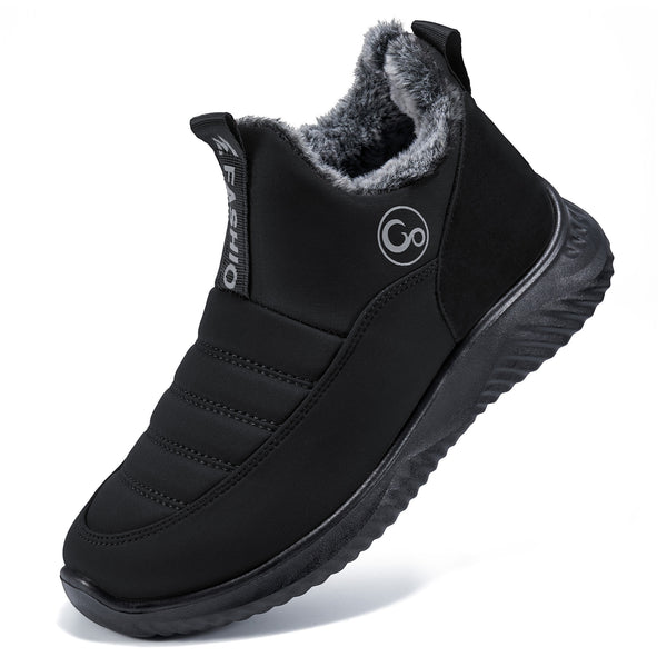 Lightweight Waterproof Snow Boots - Anti-Slip Winter Ankle Booties With Warm Fur Lining