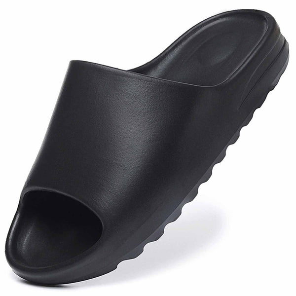 Ecetana Unisex Slides Sandals Soft Thick Sole Non-Slip Pillow Sandals House Slides for Women Men