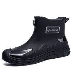 Ablanczoom Women Rain Boots: Waterproof Chelsea Boots Anti-Slip Outdoor Work Ankle Booties Garden Shoes