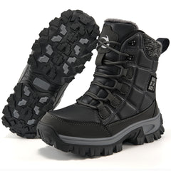 Ecetana Women's Snow Boots Mid Calf Ankle Booties Waterproof Non Slip Outdoor Winter Boots for Women