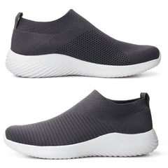 Womens Sneakers Running Shoes Slip-on Fitness Sports Walking Tennis Flats