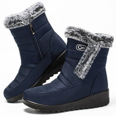 Women Snow Boots Winter Shoes Outdoor Waterproof Boots for Women  Booties with Warm Faux Fur