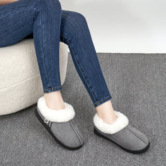 Slippers for Women House Shoes Winter: Comfy Memory Foam No-slip Womens Slippers with Fuzzy Faux Fur Indoors Outdoors