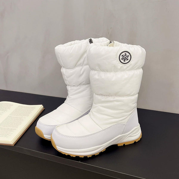 Ablanczoom Snow Boots Womens: Winter Warm Faux Fur Women Boots Waterproof Non-Slip Outdoor Woman Shoes