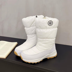 Ablanczoom Snow Boots Womens: Winter Warm Faux Fur Women Boots Waterproof Non-Slip Outdoor Woman Shoes