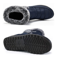 Women Snow Boots Winter Shoes Outdoor Waterproof Boots for Women  Booties with Warm Faux Fur