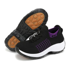Decould sylf Women Shoes Sneakers Lightweight Non-Slip Walking Cushioned Breathable Casual Shoes
